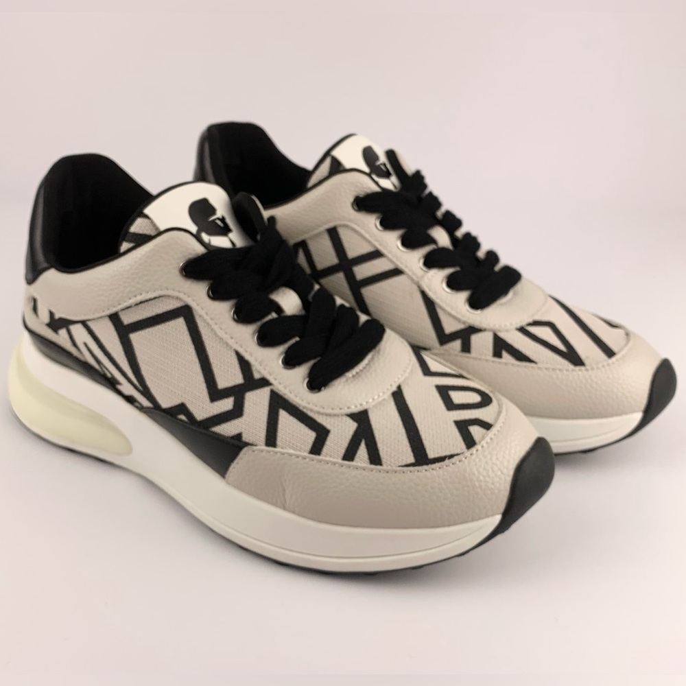 Karl Lagerfeld Sneakers Women 8.5 Cream Black